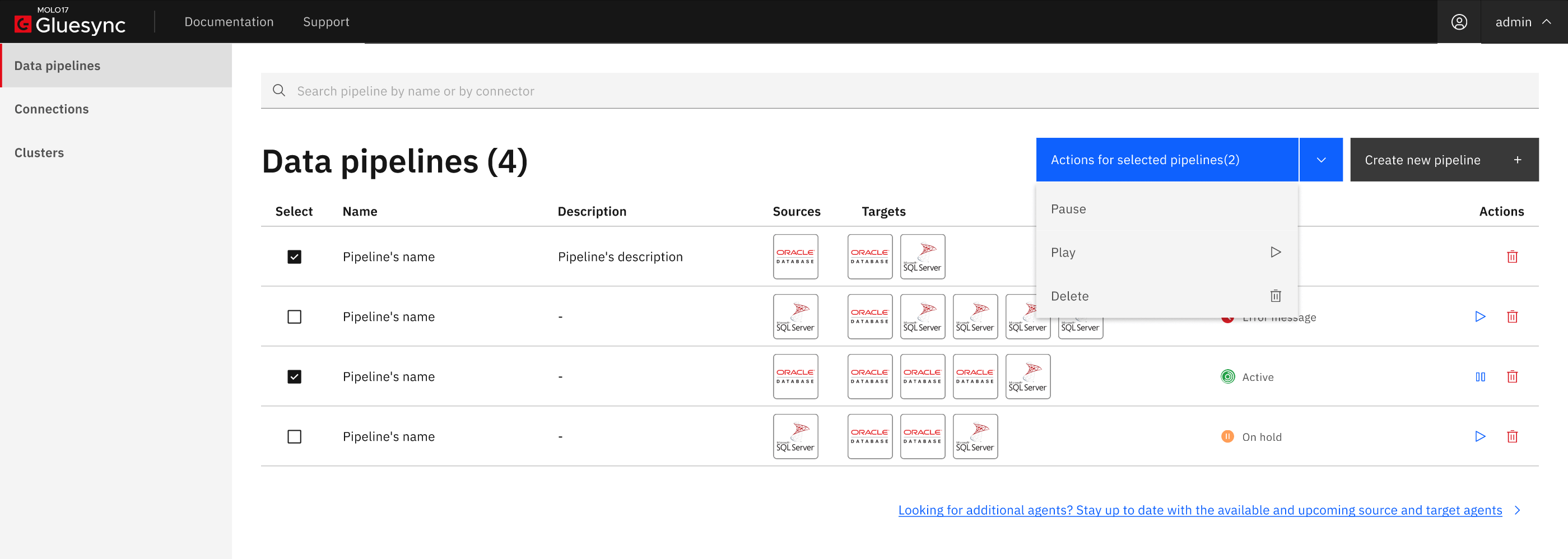 Pipeline Overview Dashboard Pipeline Overview