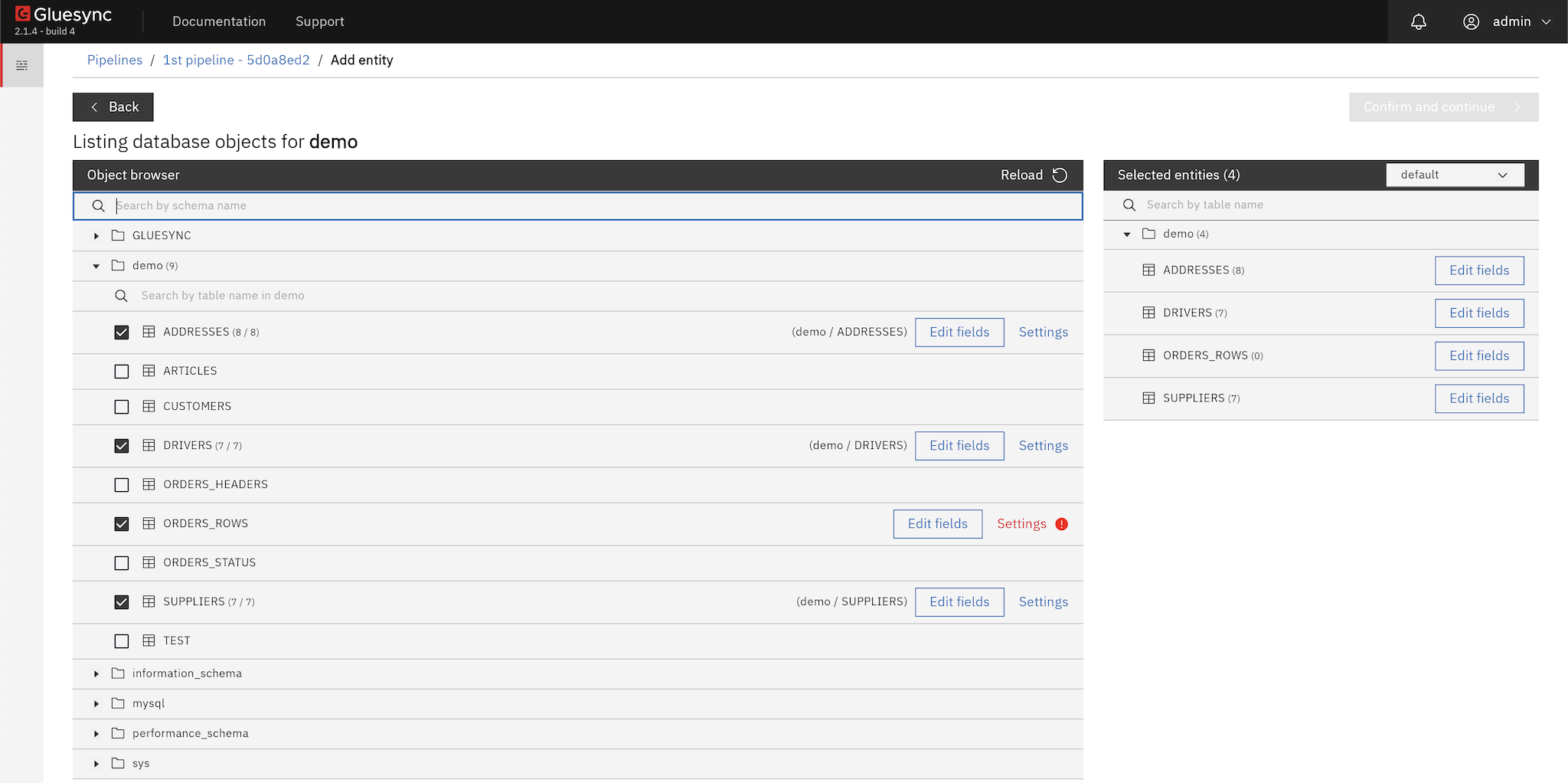 Objects Browser UI tour