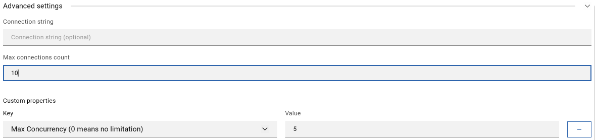 From the agent advanced settings page you can change the connection grouping properties