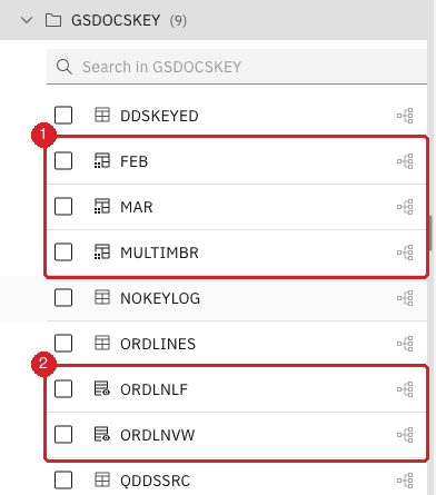 Object browser of the library with the members FEB