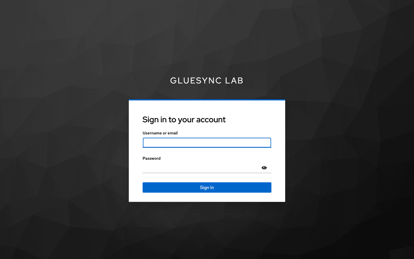 Keycloak sign in to your account page with username and password fields