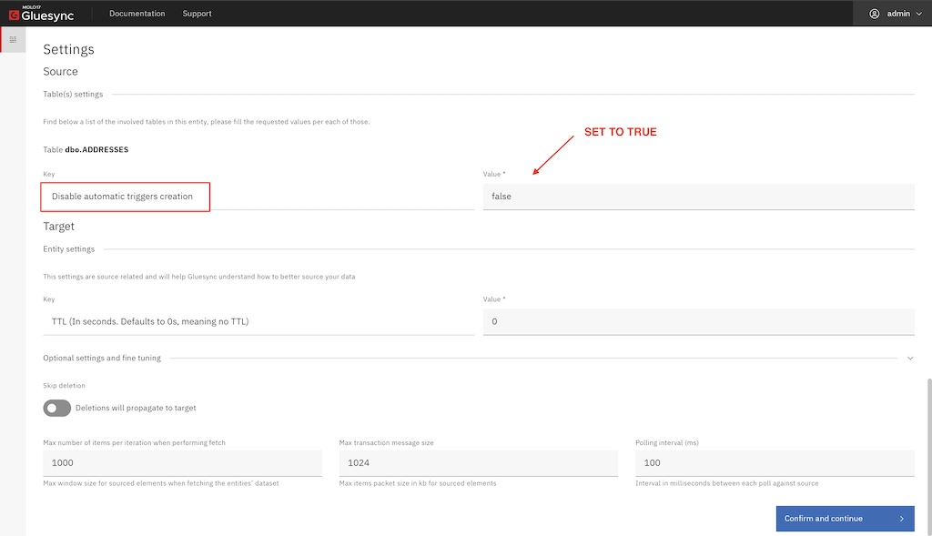 How to disable automatic triggers creation