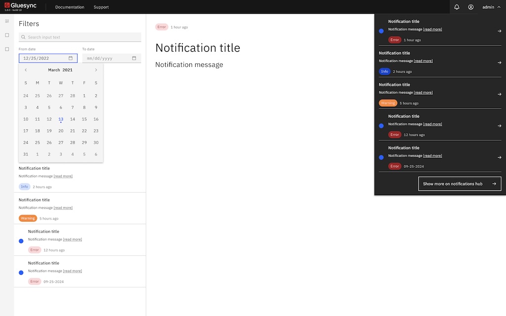 Notifications hub preview
