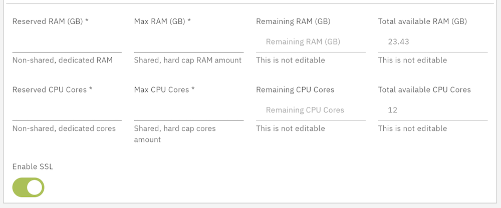 Agent advanced settings panel