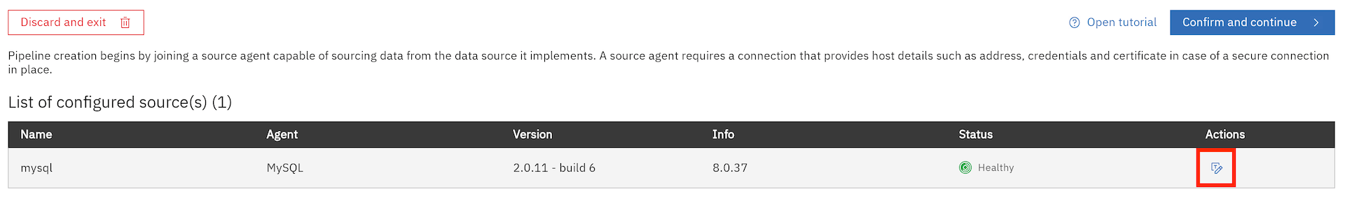 Edit Pipeline Configuration
