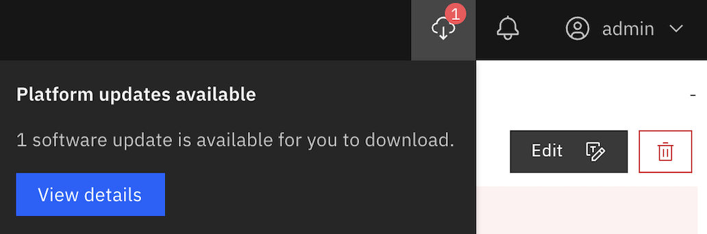 Platform updates popup with View details CTA